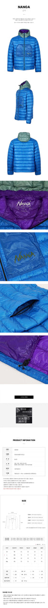 NANGA 0B072C BLU FW26 メンズ ダウンジャケット 163091755 [P]