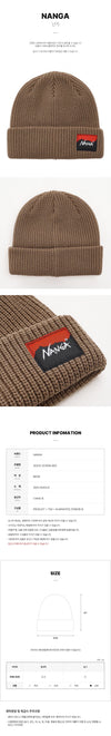 NANGA 3C059A BEG FW26 ボックスロゴバルキービーニー 162666380 [P]