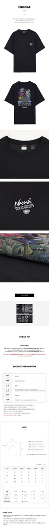 NANGA Vintage Flower T-Shirt 155021341 [P]