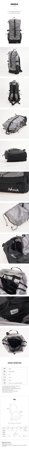 NANGA 3M011Z GRY SS26 公用ファイバーマックスツールバックパック 158359987 [P]