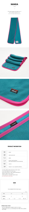 NANGA 3E078A GRN FW26 Air Warm Fleece Schal 162666551 [P]
