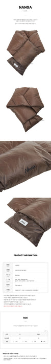 NANGA Licht Daunen Schal Unisex FW25 MOC 3C301 NA2243 146849036 [P]