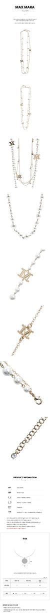 MaxMara NECKY1 001 Women's Necklace 140697459 [P]