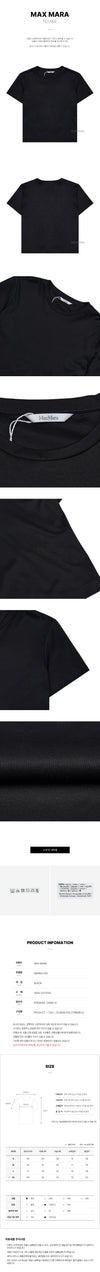 MAXMARA Damen T-Shirt mit Rundhalsausschnitt 005 SS25 126653138 [P]