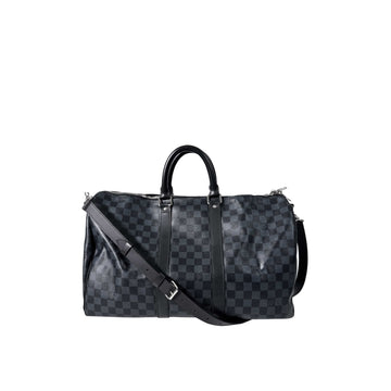 Louis Vuitton Graphite Damier Bandouliere Keepall 45 Boston Bag N41418 156930196