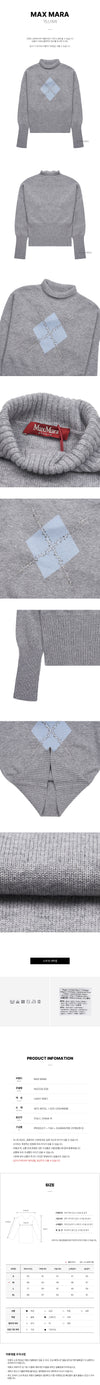 MaxMara NUCCIA 008 FW24 Women's Sweater 119194095 [P]