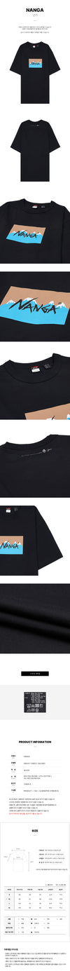 NANGA Hybrid Logo T-Shirt 78823340 [P]