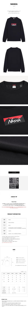 NANGA Box Logo T-Shirt 155021352 [P]