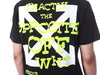 Off White Neon Velour Lettering T-shirt 124511158 [P]