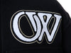 OFF WHITE Wolle Varsity Fieldjacke mit Logo-Stickerei/OMEA399C 99FAB001 1001 111122686 [P]