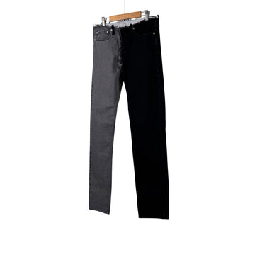 Maison Margiela Two-Tone Denim Pants Black Grey 30 S50LA0175 157403447