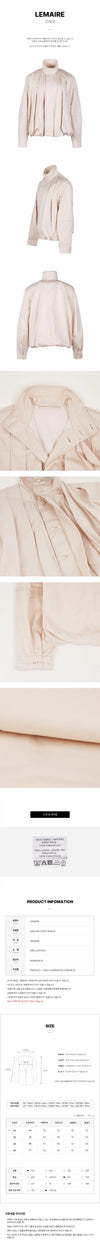 LEMAIRE Feminine Soft Plissee Blouson 159541781 [P]