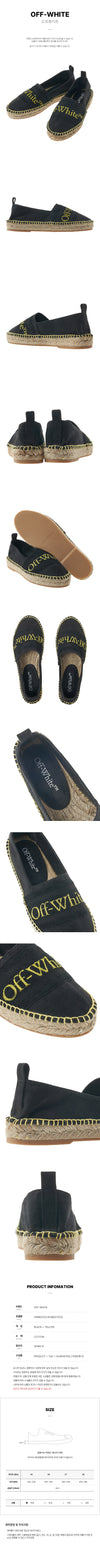 Off White Women's Canvas Logo Espadrilles 53232952 [P]
