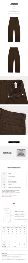 LEMAIRE Hoch taillierte Curve-Hose 155736080 [P]