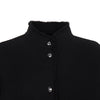 MAXMARA Schwarze Wolljacke mit hohem Kragen 162161271 [P]