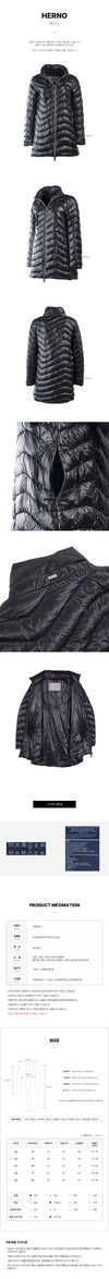 HERNO Langarm-Kleidungsstück mit Resortstil für Frauen FW25 12017Z 9300 DR 00156 145244803 [P]