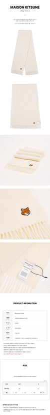Maison Kitsune Fox Head Scarf 148395212 [P]