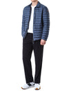 PARAJUMPERS Luna Logo Patch Kragen Daunennederjacke (C-Blau) D02 0300 115029257 [P]
