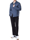 PARAJUMPERS Luna Logo Patch Kragen Daunennederjacke (C-Blau) D02 0300 115029257 [P]