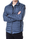 PARAJUMPERS Luna Logo Patch Kragen Daunennederjacke (C-Blau) D02 0300 115029257 [P]