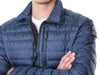 PARAJUMPERS Luna Logo Patch Kragen Daunennederjacke (C-Blau) D02 0300 115029257 [P]