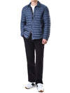 PARAJUMPERS Luna Logo Patch Kragen Daunennederjacke (C-Blau) D02 0300 115029257 [P]