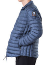 PARAJUMPERS Luna Logo Patch Kragen Daunennederjacke (C-Blau) D02 0300 115029257 [P]