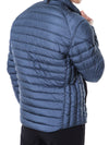 PARAJUMPERS Luna Logo Patch Kragen Daunennederjacke (C-Blau) D02 0300 115029257 [P]