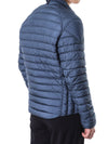 PARAJUMPERS Luna Logo Patch Kragen Daunennederjacke (C-Blau) D02 0300 115029257 [P]