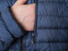 PARAJUMPERS Luna Logo Patch Kragen Daunennederjacke (C-Blau) D02 0300 115029257 [P]