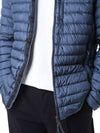 PARAJUMPERS Luna Logo Patch Kragen Daunennederjacke (C-Blau) D02 0300 115029257 [P]