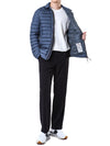 PARAJUMPERS Luna Logo Patch Kragen Daunennederjacke (C-Blau) D02 0300 115029257 [P]