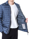 PARAJUMPERS Luna Logo Patch Kragen Daunennederjacke (C-Blau) D02 0300 115029257 [P]