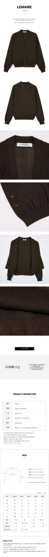 LEMAIRE Twist Cardigan 153200115 [P]