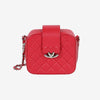 CHANEL Mini Quilted Camera Bag Red A98644 162888565 [P]