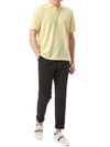 ROBERTO COLLINA Button Collar Short Sleeve Knit 124510962 [P]