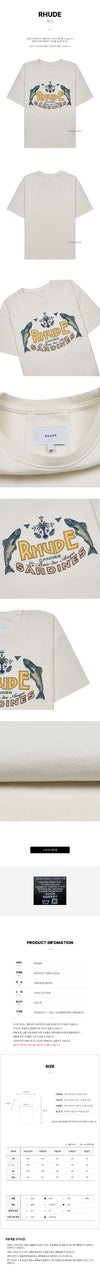 RHUDE Männer Sardine T-Shirt 132698910 [P]