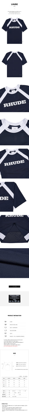 RHUDE レーシングロゴTシャツ 132698914 [P]