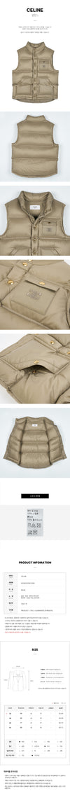 Celine Women’s Trionf Pocket Padded Vest 149162825 [P]