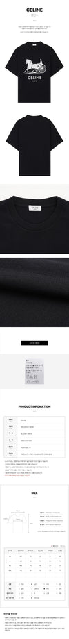 CELINE T-Shirt aus Baumwolljersey mit Logo für Männer 158361152 [P]