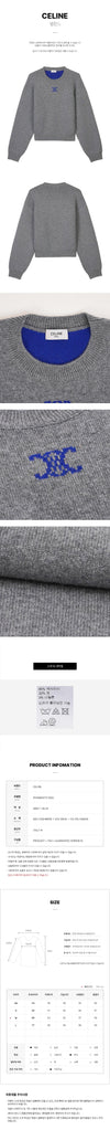 Celine Cashmere Crewneck Knit 156161838 [P]