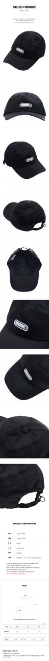SOLID HOMME Nylon Snapback Cap 931B 76656581 [P]