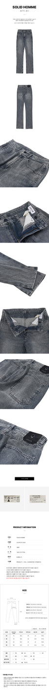 SOLID HOMME Graue Baumwollhose für Herren 76656055 [P]