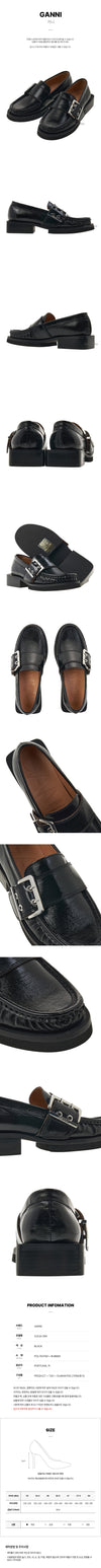 GANNI femininen Schnallen-Loafer 099 SS25 126652753 [P]