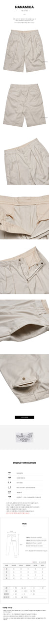 NANAMICA S25SD108E DS SS25 Herren Double Pleat Chino Hose 132699229 [P]
