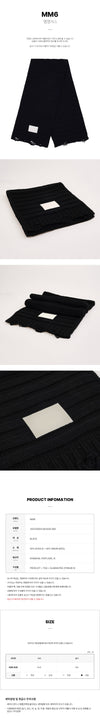 MAISON MARGIELA ニットウールマフラー 153373327 [P]