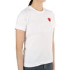 COMME DES GARCONS [Kratz] Rotes Patch Damen T-Shirt AZ T107 051 2 159297868 [P]