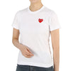 COMME DES GARCONS [Kratz] Rotes Patch Damen T-Shirt AZ T107 051 2 159297868 [P]