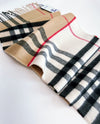 BURBERRY Contrast Check Cashmere Scarf 161767080 [P]
