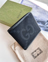 GUCCI ジャンボ GG メンズ 二つ折り財布 699308 FABGN 1000 162306210 [P]